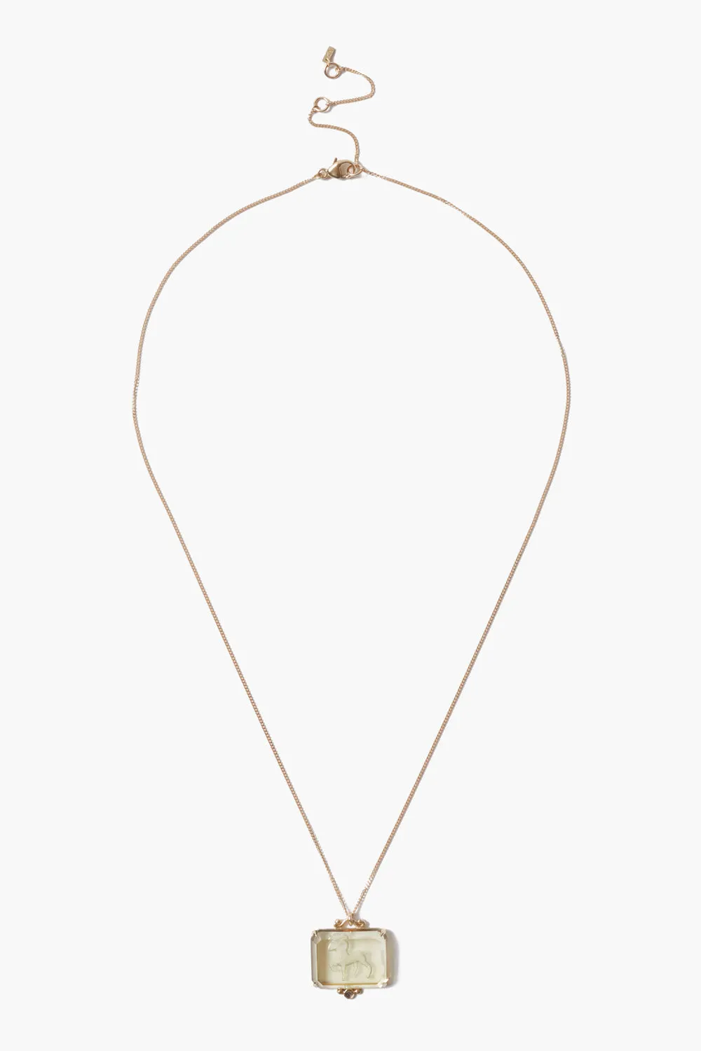 14k Aries Zodiac Necklace