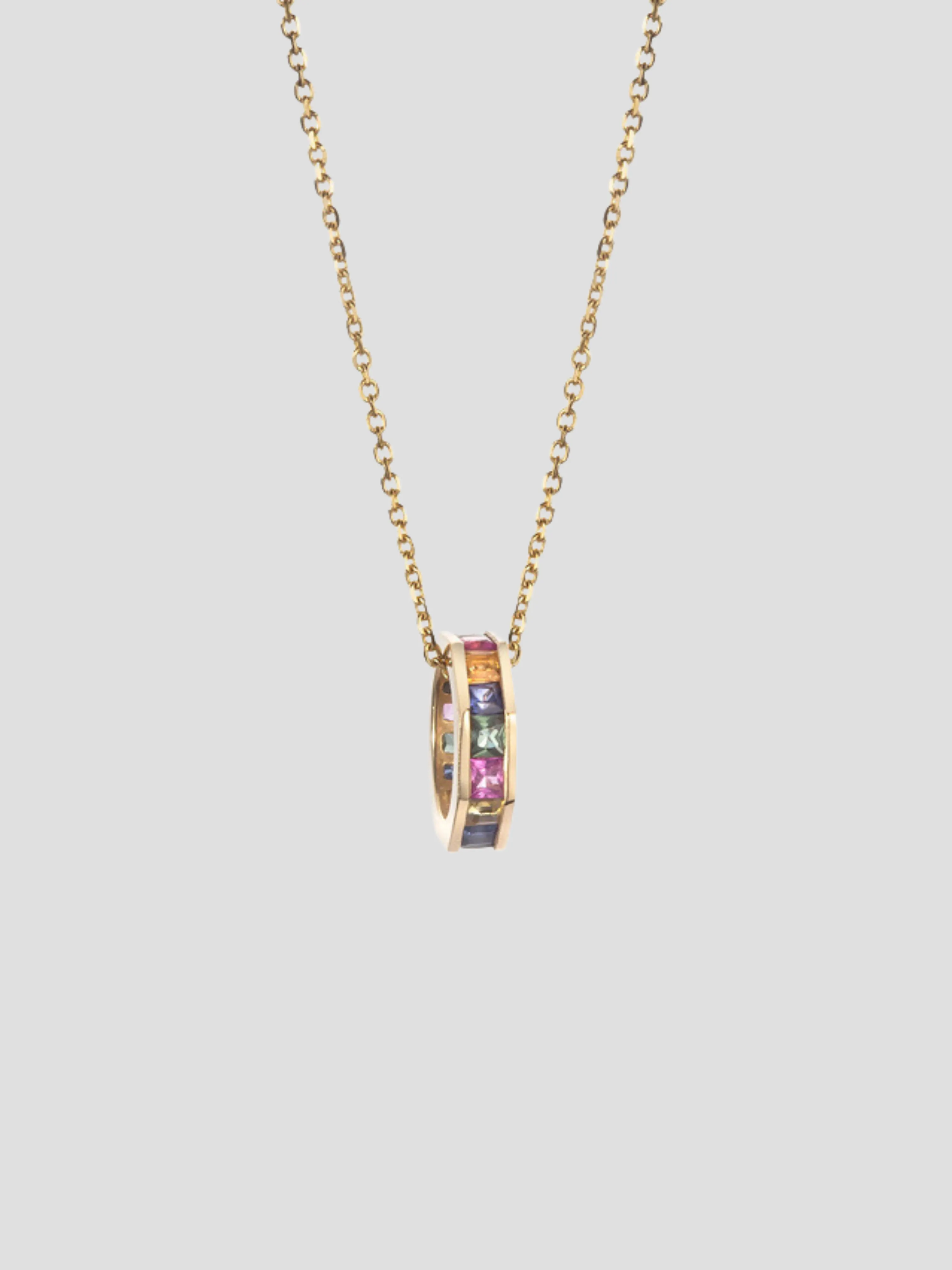 14K Gold Rainbow Otto Necklace