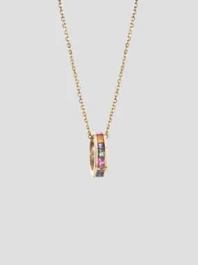 14K Gold Rainbow Otto Necklace