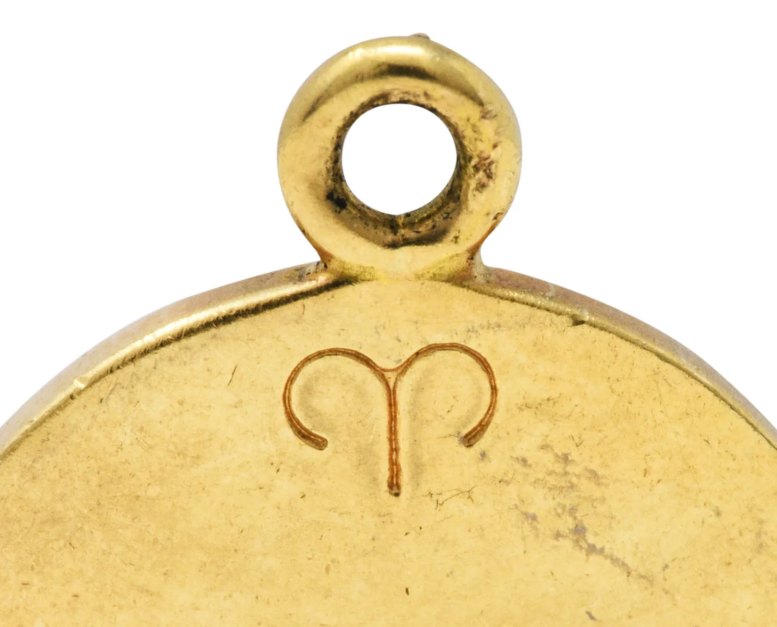 1960's Larter & Sons 14 Karat Gold Aries Zodiac Charm