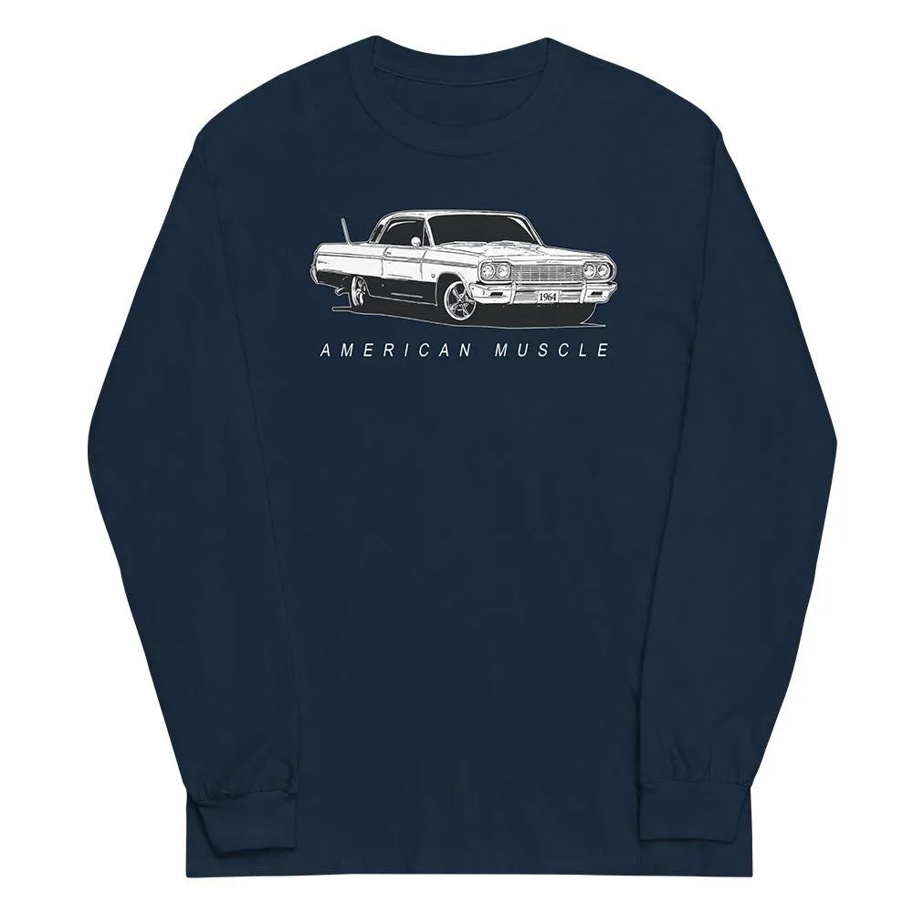 1964 Impala Long Sleeve T-Shirt American Muscle -