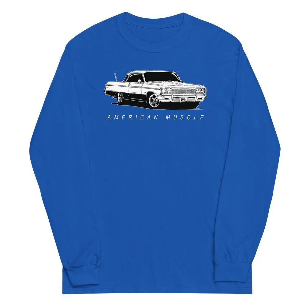 1964 Impala Long Sleeve T-Shirt American Muscle -