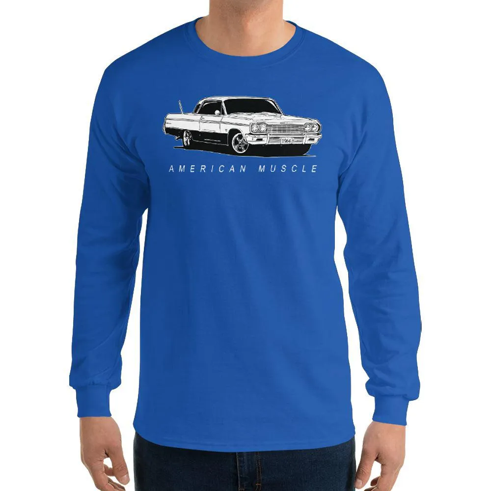 1964 Impala Long Sleeve T-Shirt American Muscle -