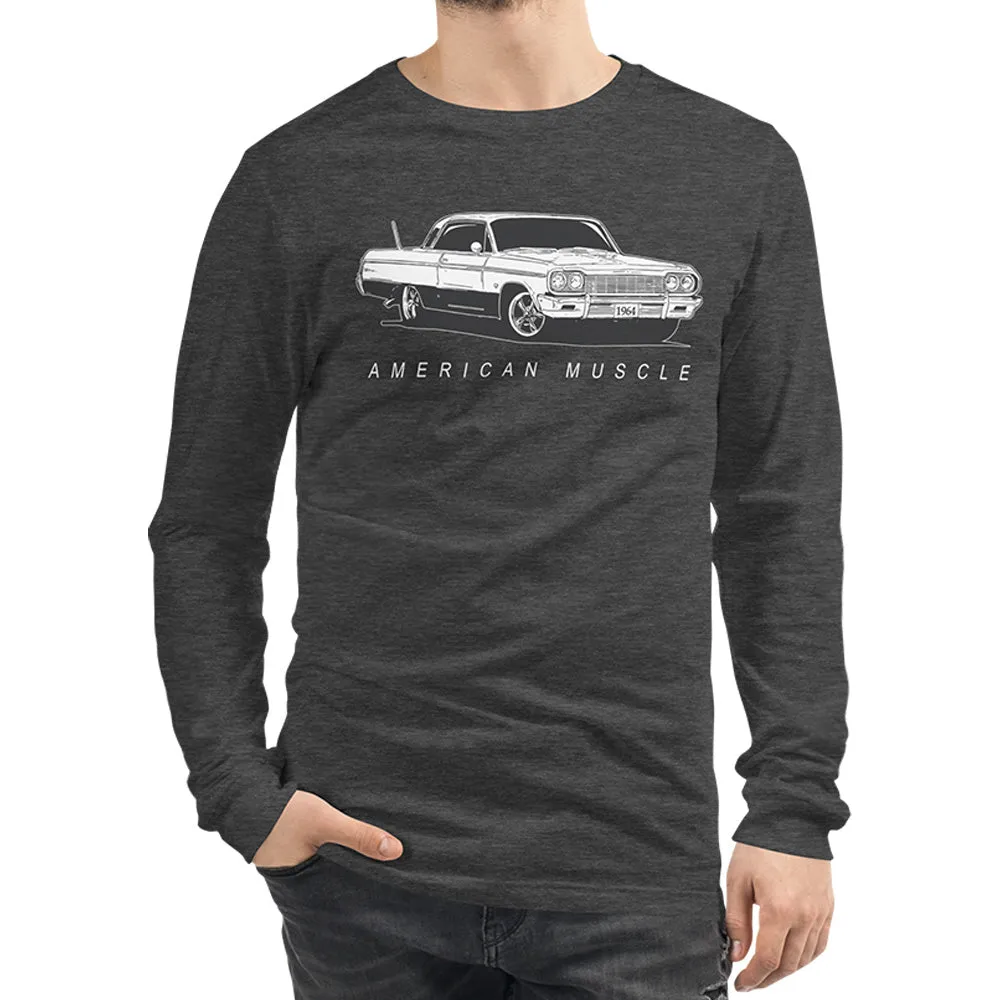 1964 Impala Long Sleeve T-Shirt American Muscle -