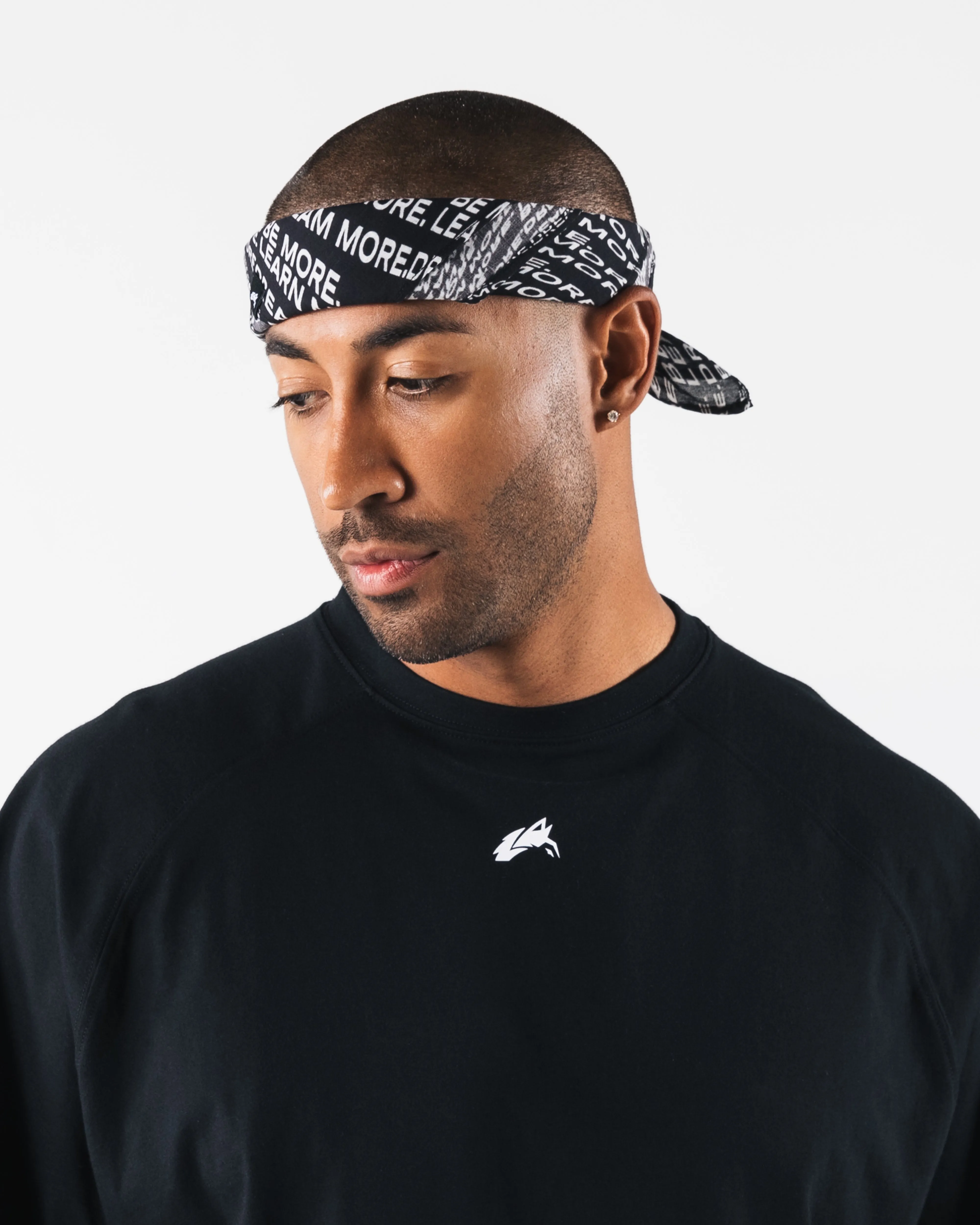 3-Pack Black Bandanas