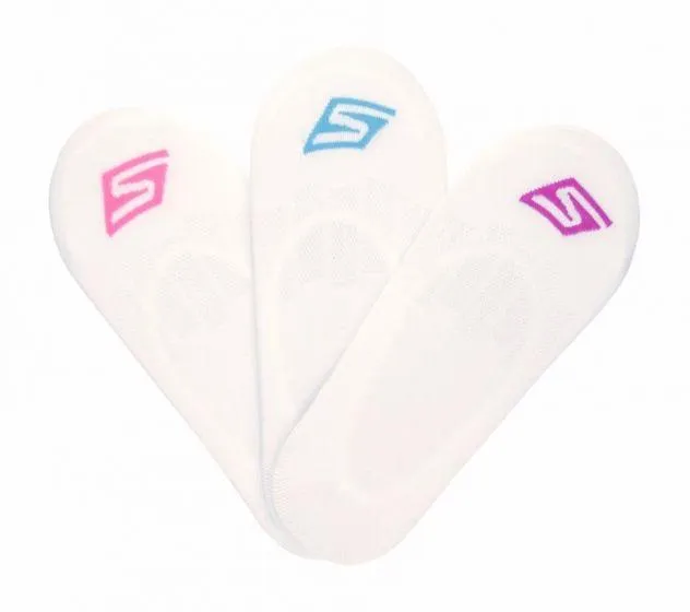 3 Pack Women's Micro White Socks