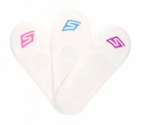 3 Pack Women's Micro White Socks