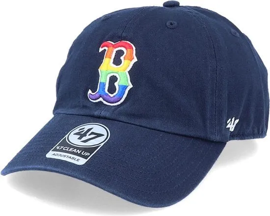 47 Brand Boston Red Sox Pride Clean Up Navy/Rainbow Adjustable