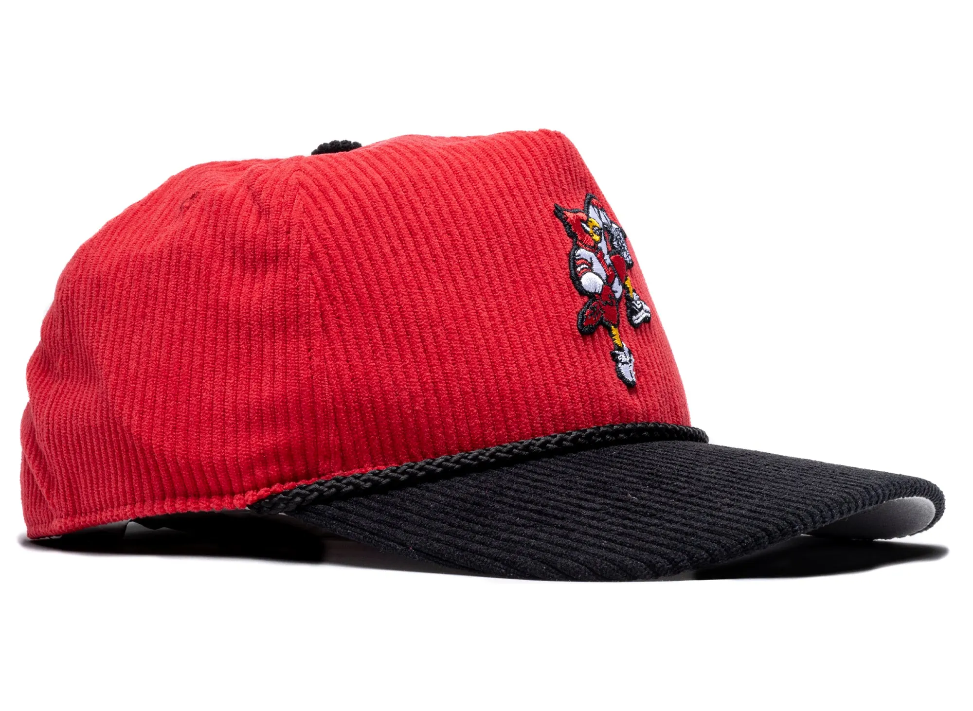 47 Brand Oneness Louisville Cardinals Basketball Logo Corduroy Snapback XLD