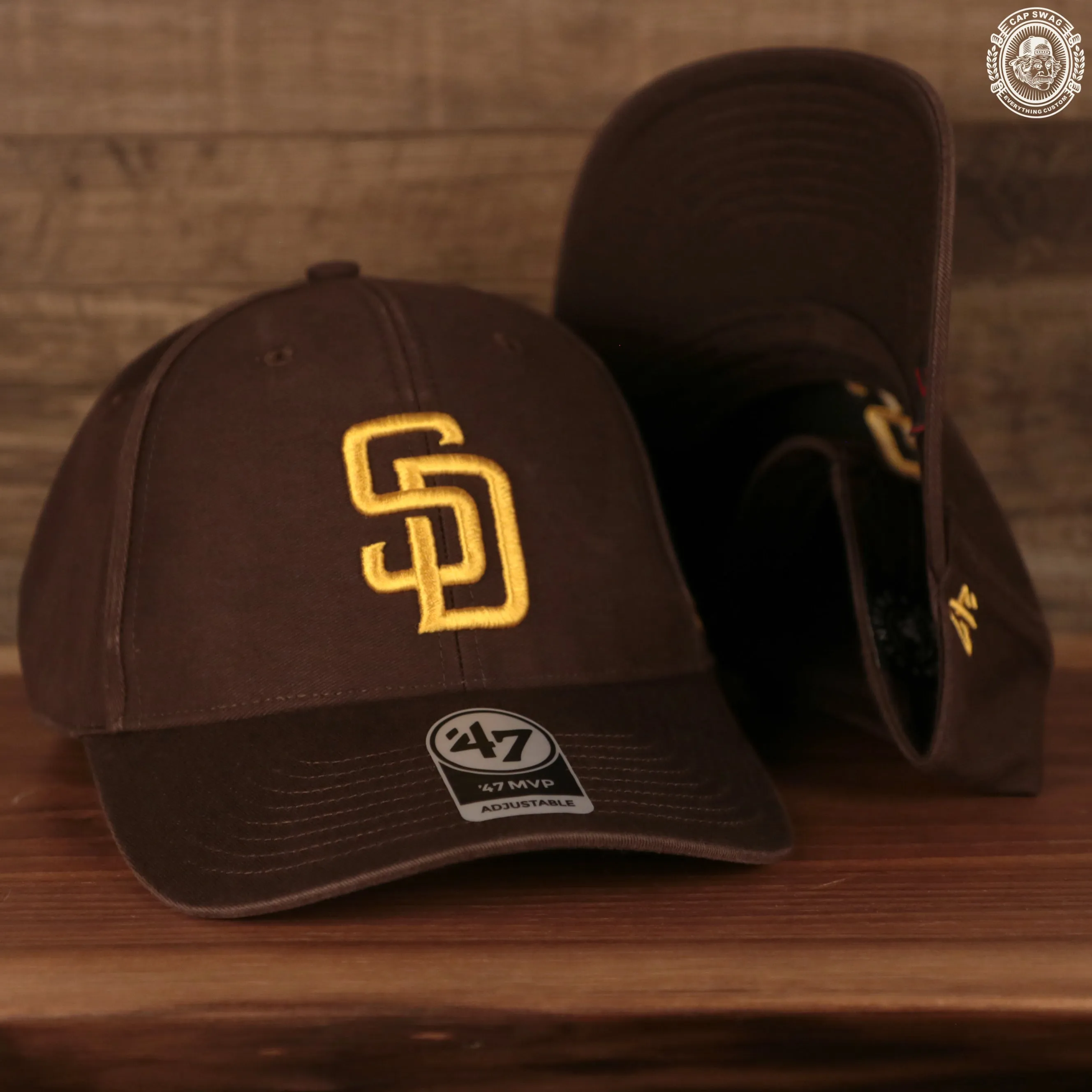 47 BRAND, San Diego Padres, Legend, Dad Hat, Brown, OSFM