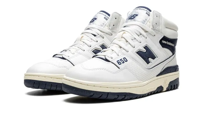 650R Aimé Leon Dore White Navy - Result: Trendy 650R White Navy sneakers by Aimé Leon Dore