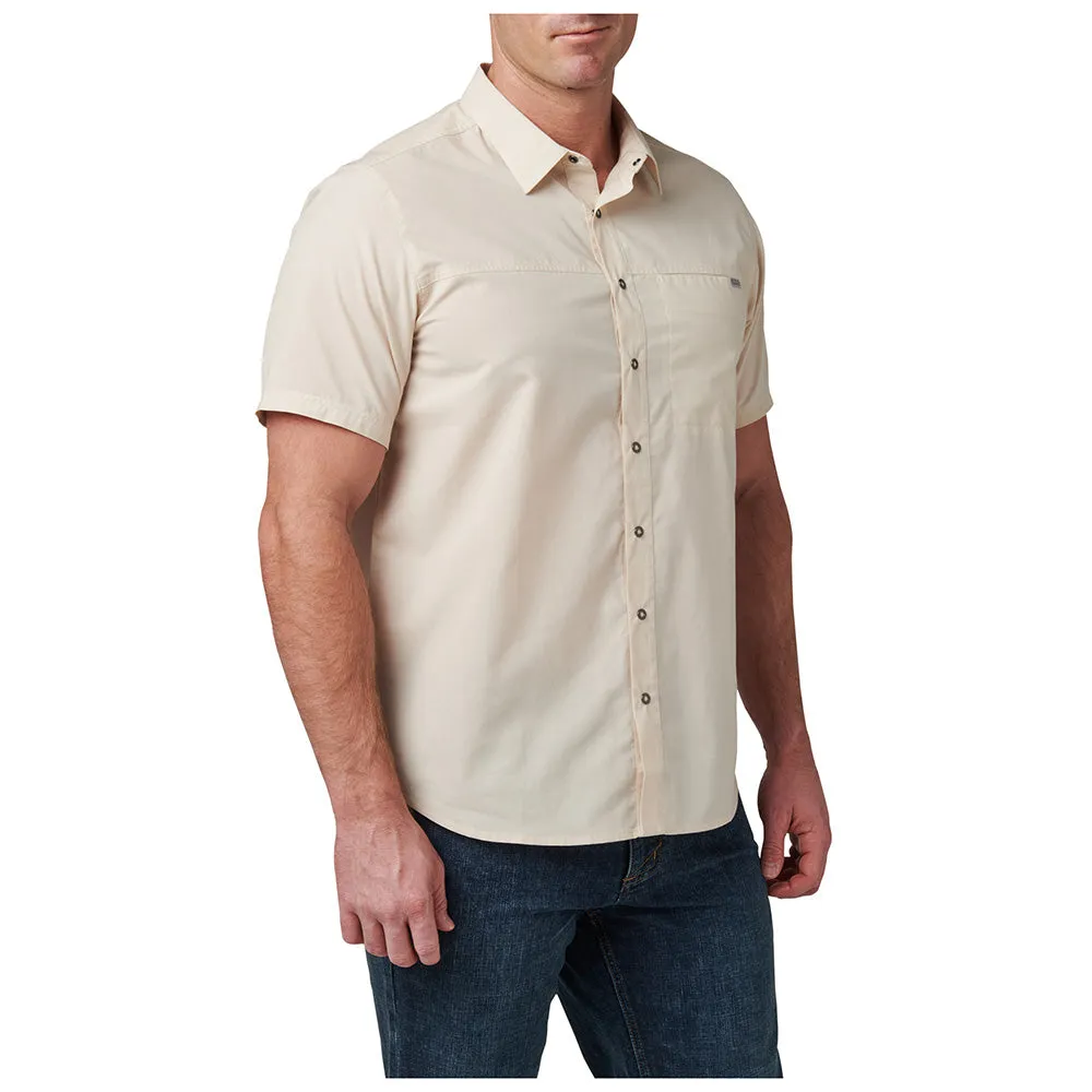 71203-344 Wyatt short sleeve shirt in sand dune by 5.11 Tactical brand