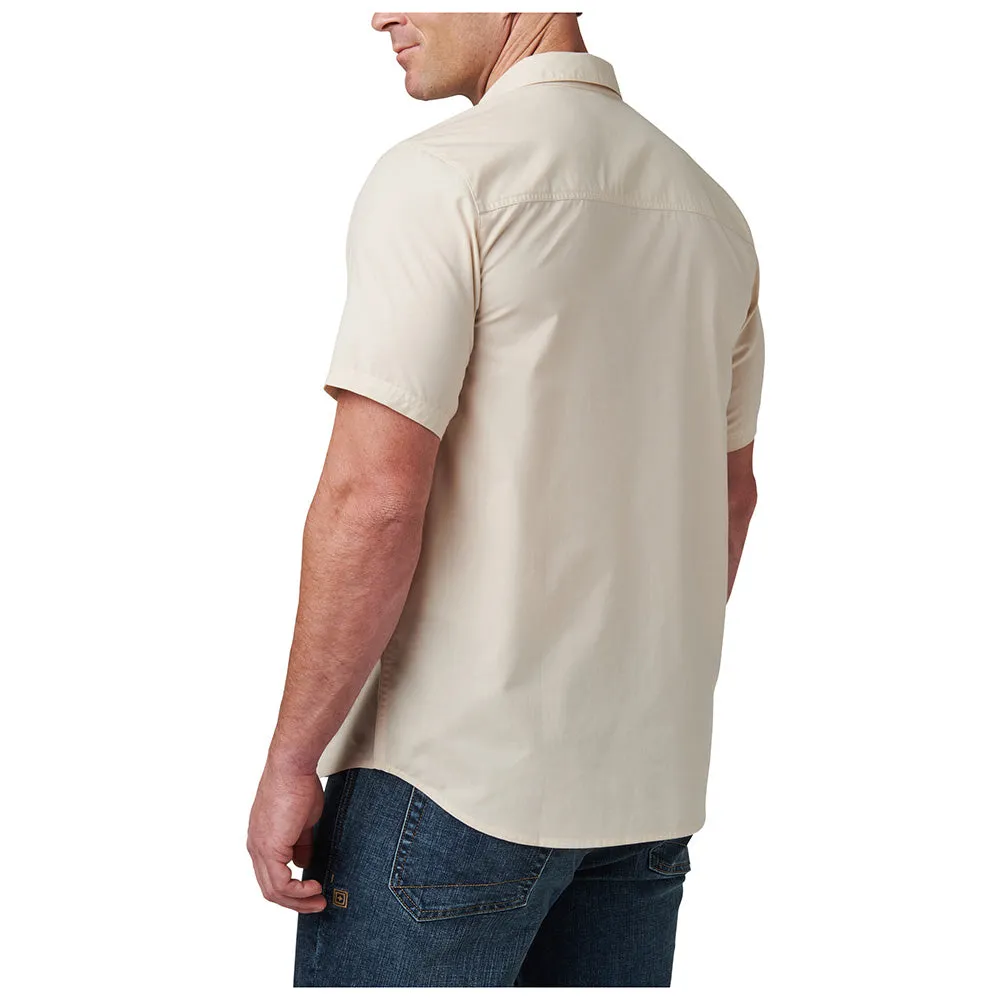 71203-344 Wyatt short sleeve shirt in sand dune by 5.11 Tactical brand