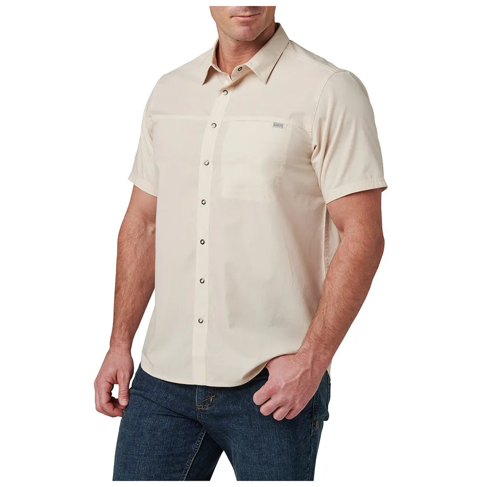 71203-344 Wyatt short sleeve shirt in sand dune by 5.11 Tactical brand