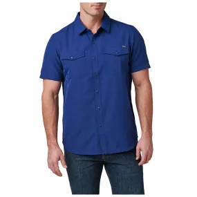 71208-1074 Short Sleeve Blue Mussel Marksman Shirt by 5.11 Tactical