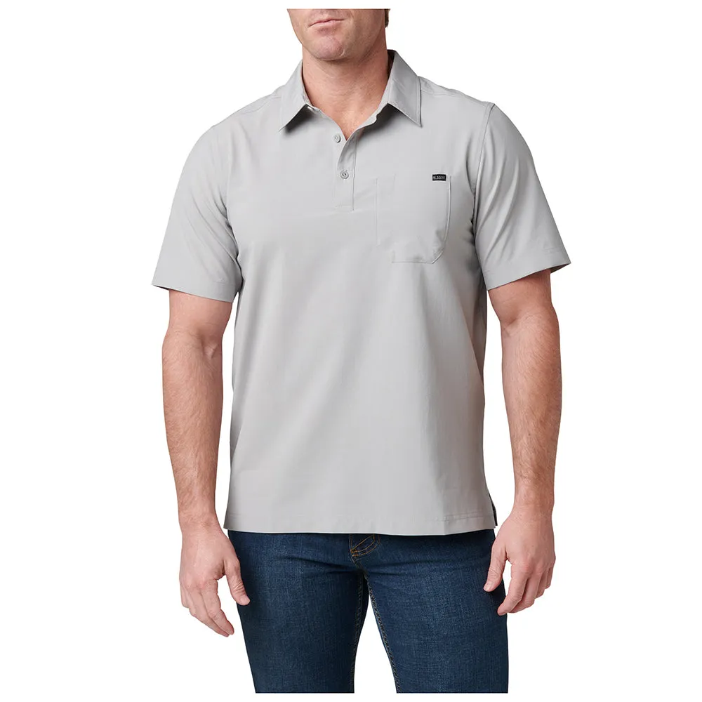 71220-020 Short Sleeve Polo Flex Titan Grey by 5.11 Tactical