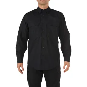 72175-019 CAMISA TACLITE PRO MANGA LARGA NEGRO MARCA 5.11 TACTICAL