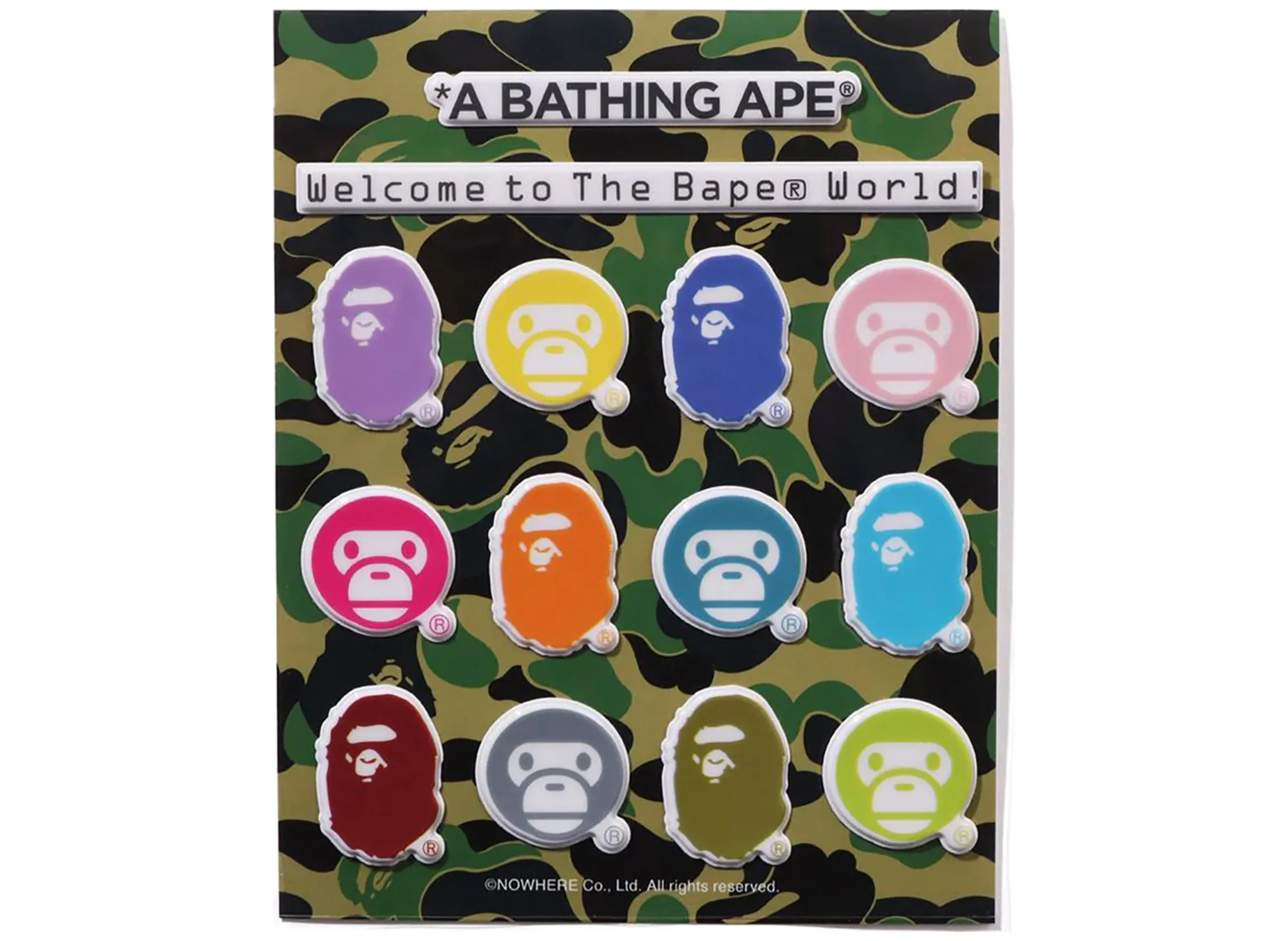 A Bathing Ape Bape Puffy Sticker