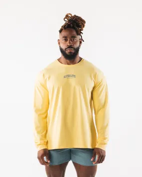 AA Paisley Print Long Sleeve T-Shirt in Yellow