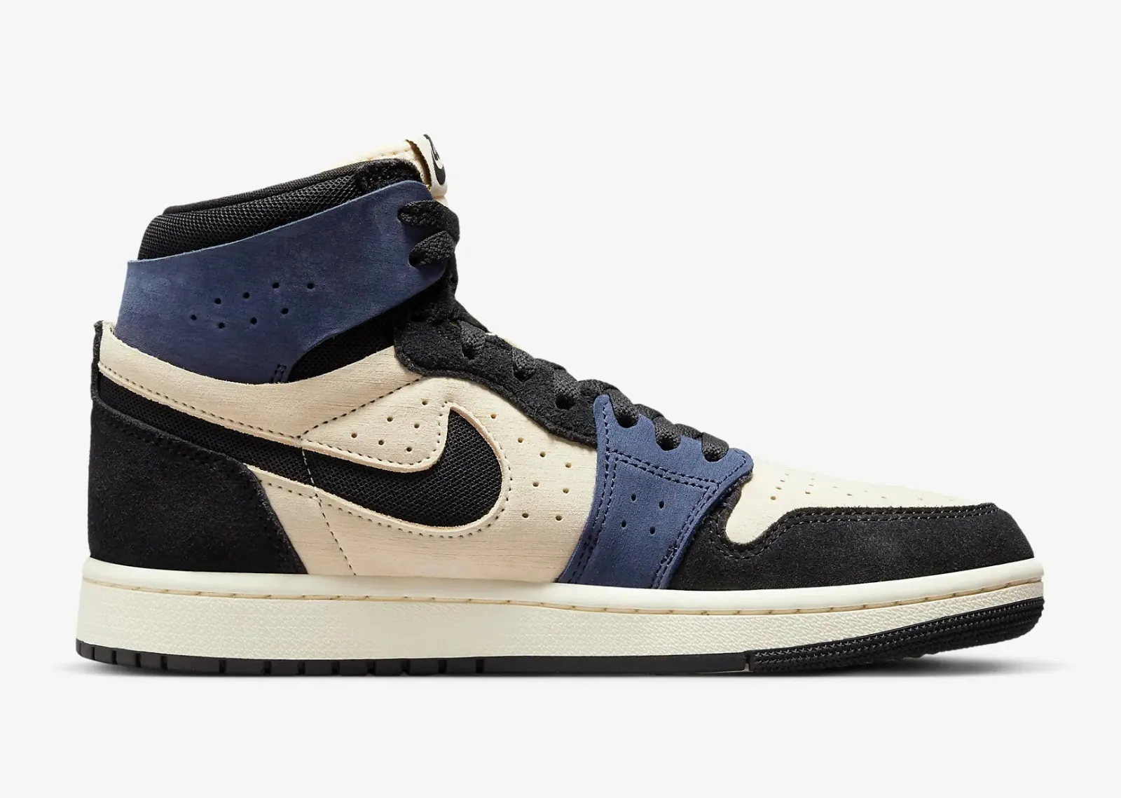 Air Jordan 1 High Zoom Air CMFT 2 Muslin Blackened Blue Coconut Milk DV1305-104