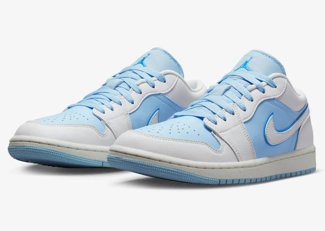 Air Jordan 1 Low SE Reverse Ice Blue Dark Powder Blue Sail DV1299-104