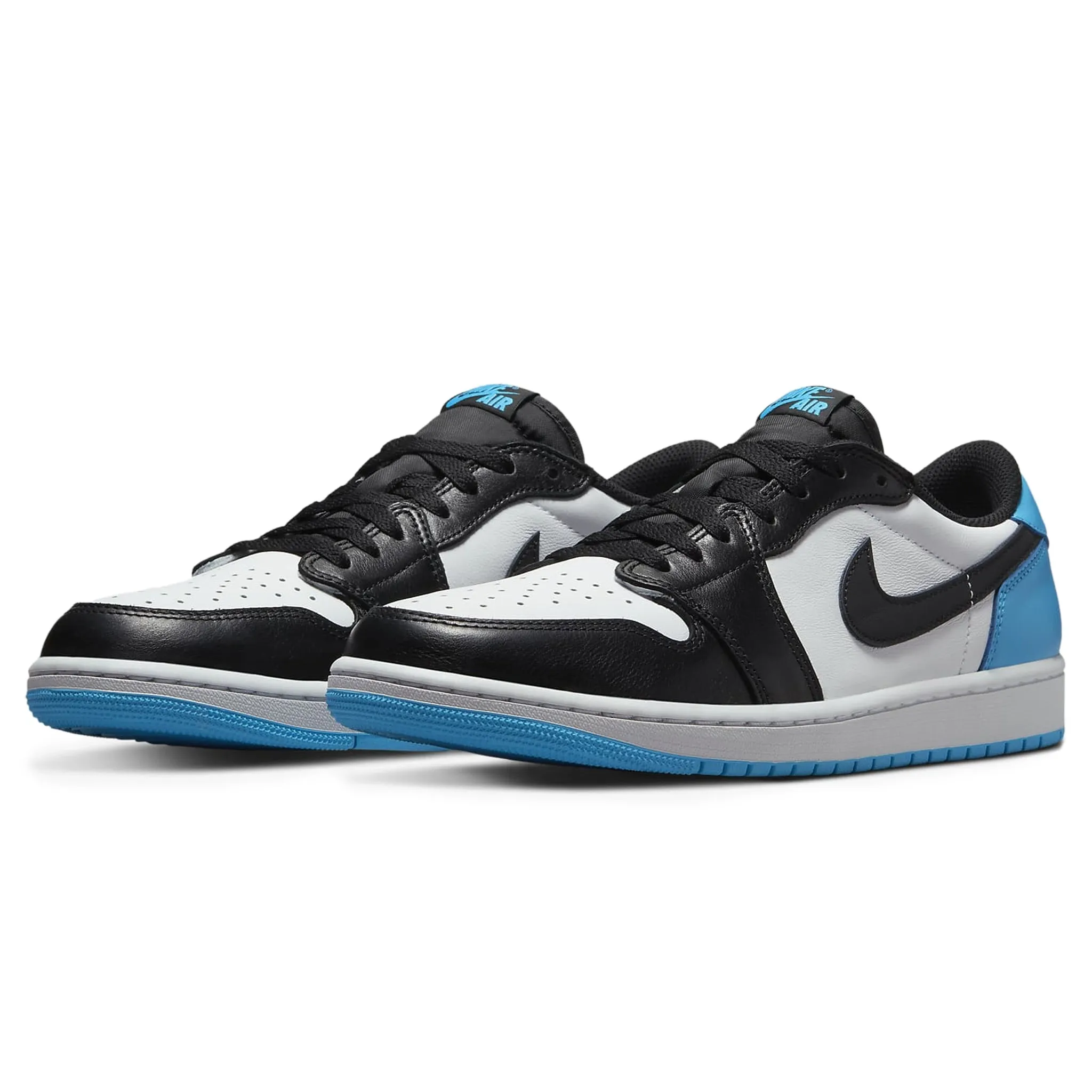 Air Jordan 1 Low Vintage Black Dark Powder Blue for sale - Grab your pair now!