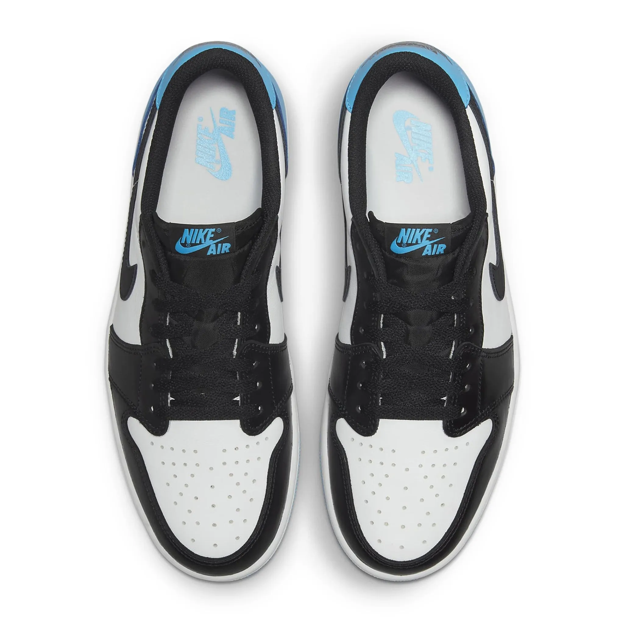 Air Jordan 1 Low Vintage Black Dark Powder Blue for sale - Grab your pair now!