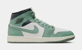 Air Jordan 1 Mid Women's Shoes Sail Anthracite Jade Smoke