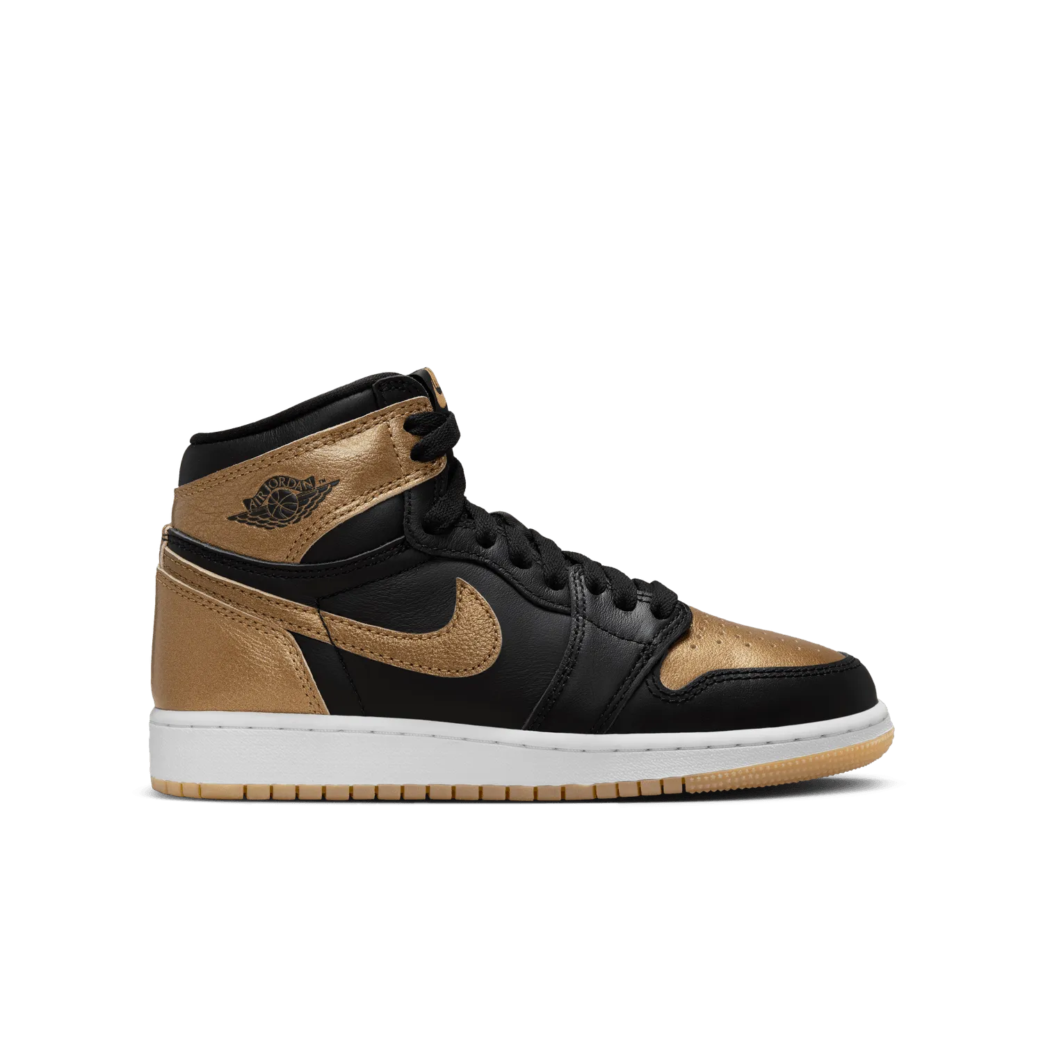 Air Jordan 1 Retro High OG 'Black & Gold' GS