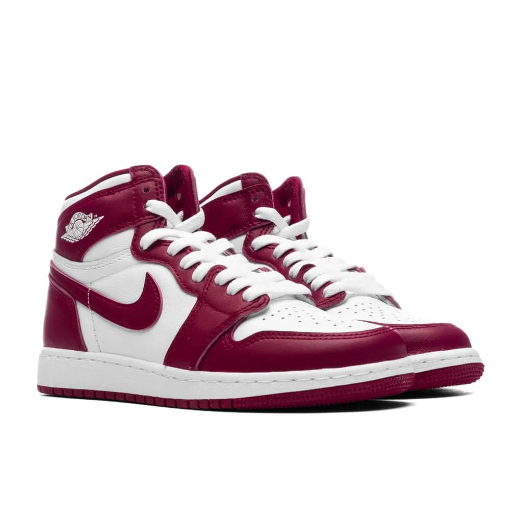 Air Jordan 1 Retro High OG in White and Team Red