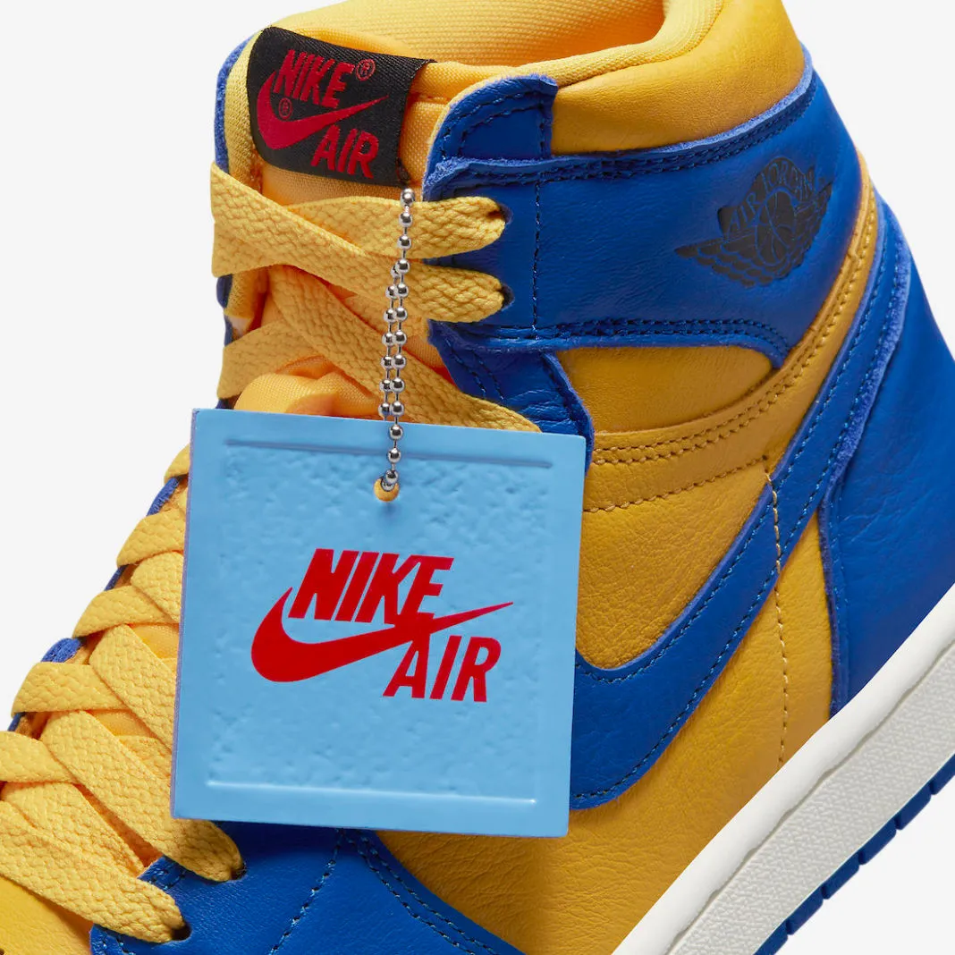 Air Jordan 1 Retro High OG Reverse Laney Varsity Maize Game Royal Fire Red FD2596-700