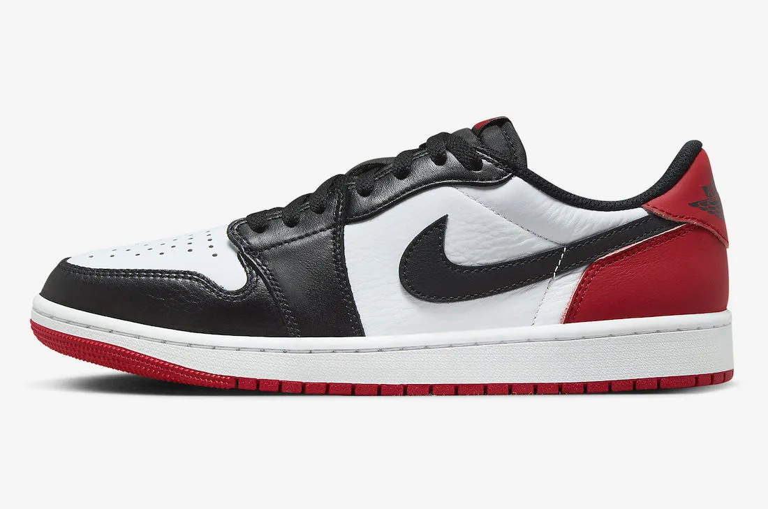 Air Jordan 1 Retro Low OG Black Toe Varsity Red White Black CZ0790-106