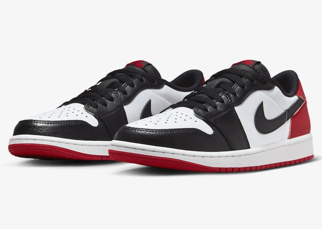 Air Jordan 1 Retro Low OG Black Toe Varsity Red White Black CZ0790-106