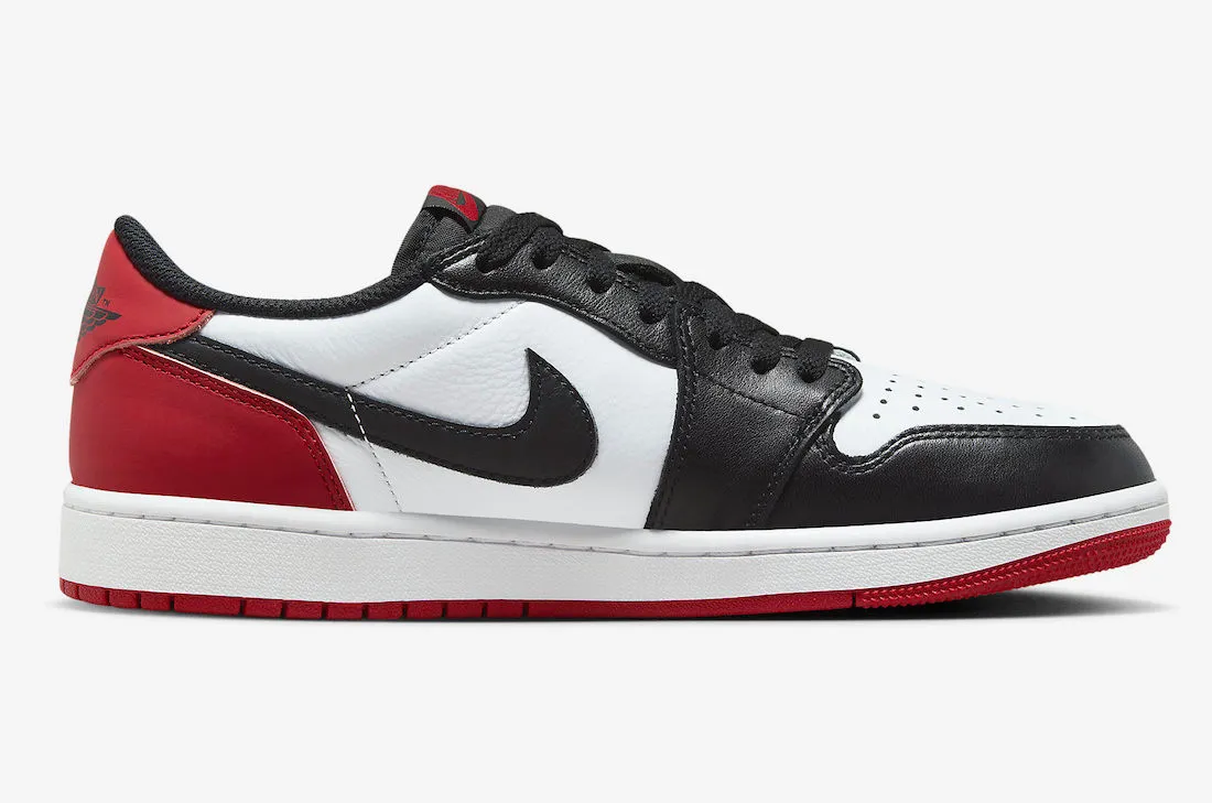 Air Jordan 1 Retro Low OG Black Toe Varsity Red White Black CZ0790-106