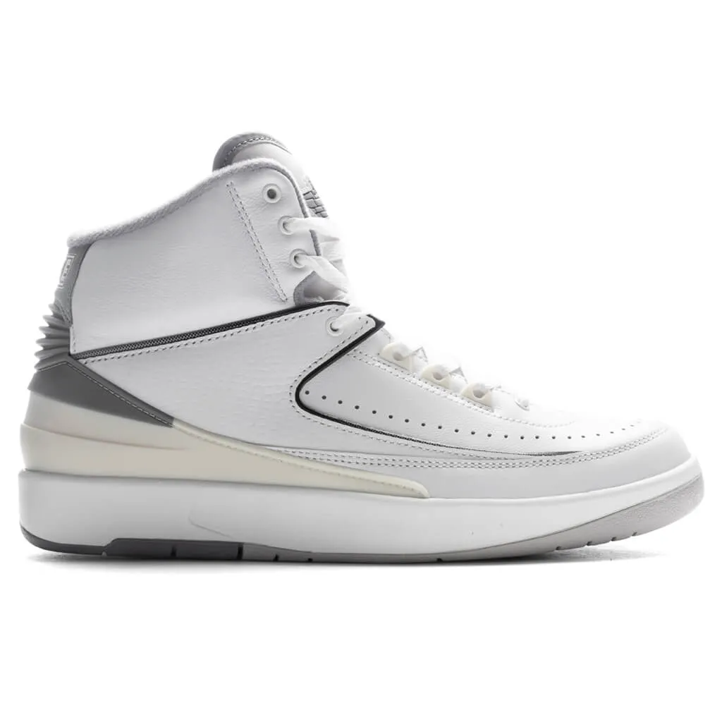 Air Jordan 2 Retro White Cement Grey Sail sneakers