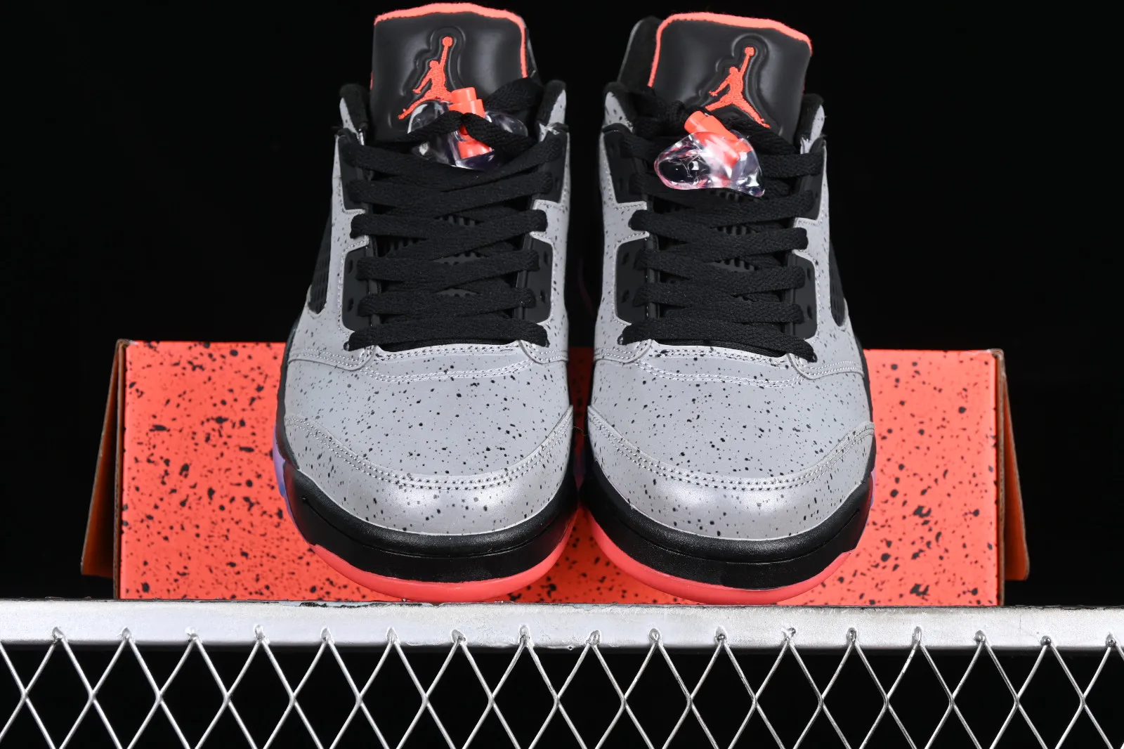 Air Jordan 5 Low Neymar Grey Black Orange 846316-025