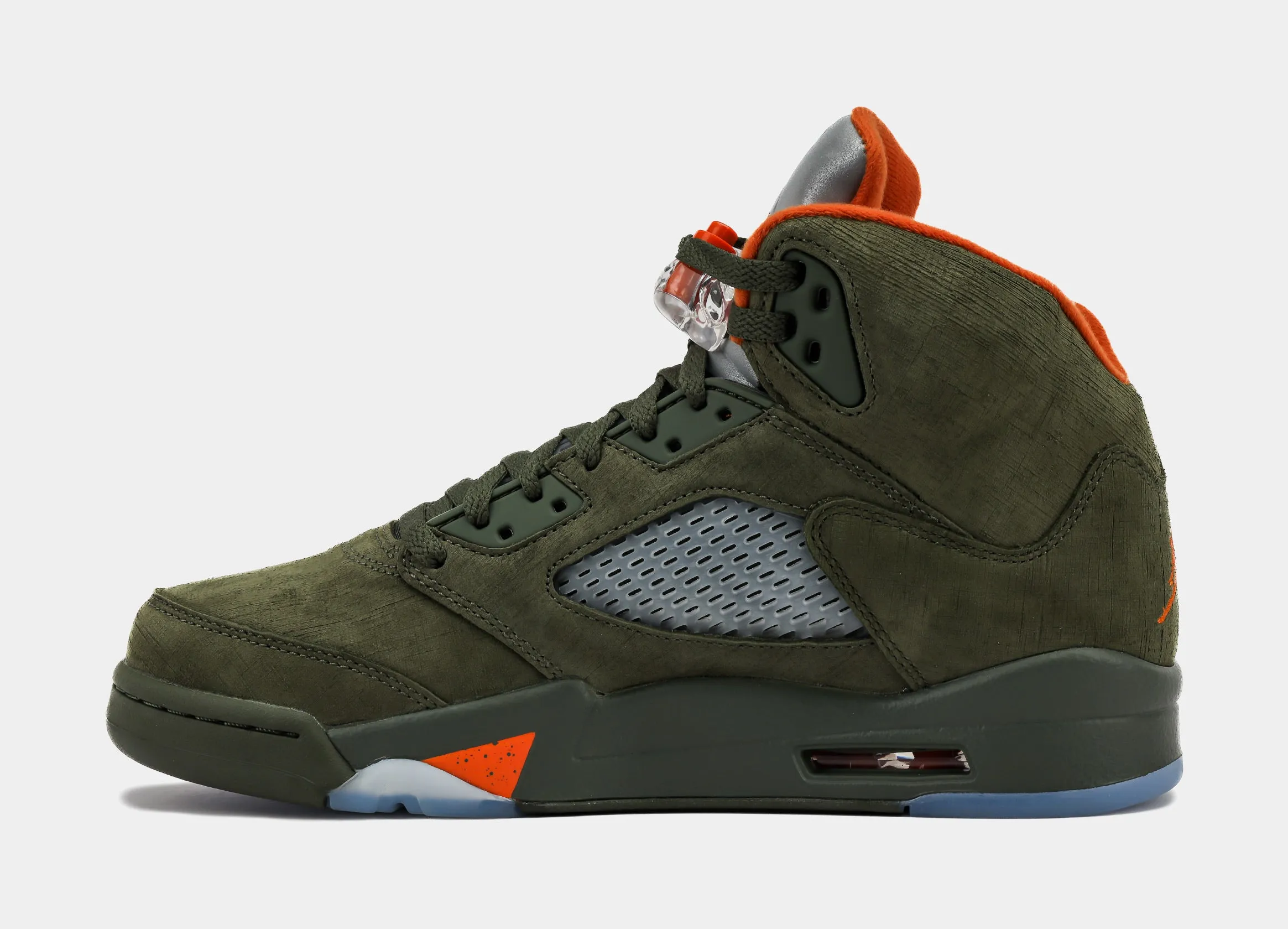 Air Jordan 5 Retro Olive Men's Lifestyle Shoes - Army Olive/Solar Orange