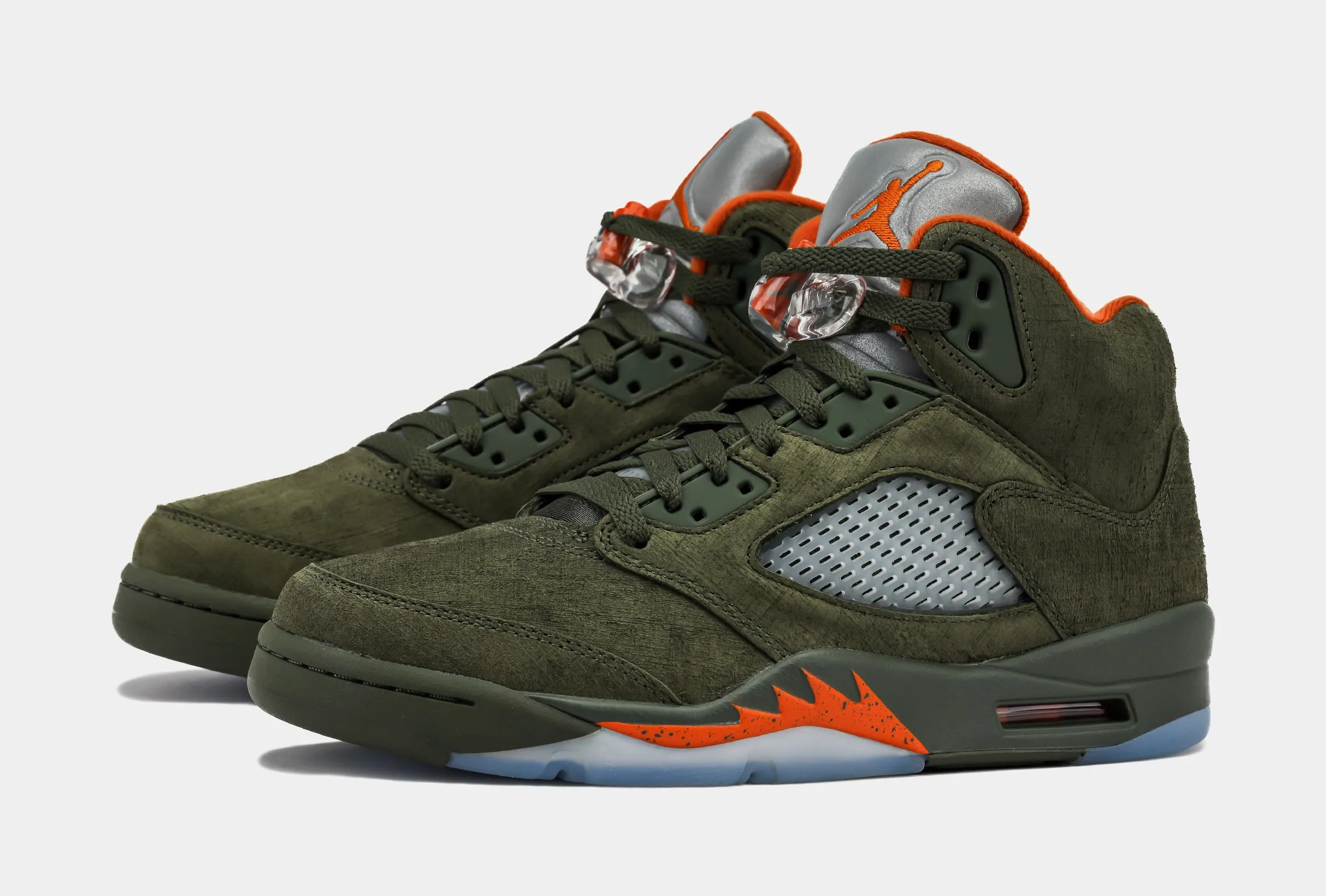 Air Jordan 5 Retro Olive Men's Lifestyle Shoes - Army Olive/Solar Orange