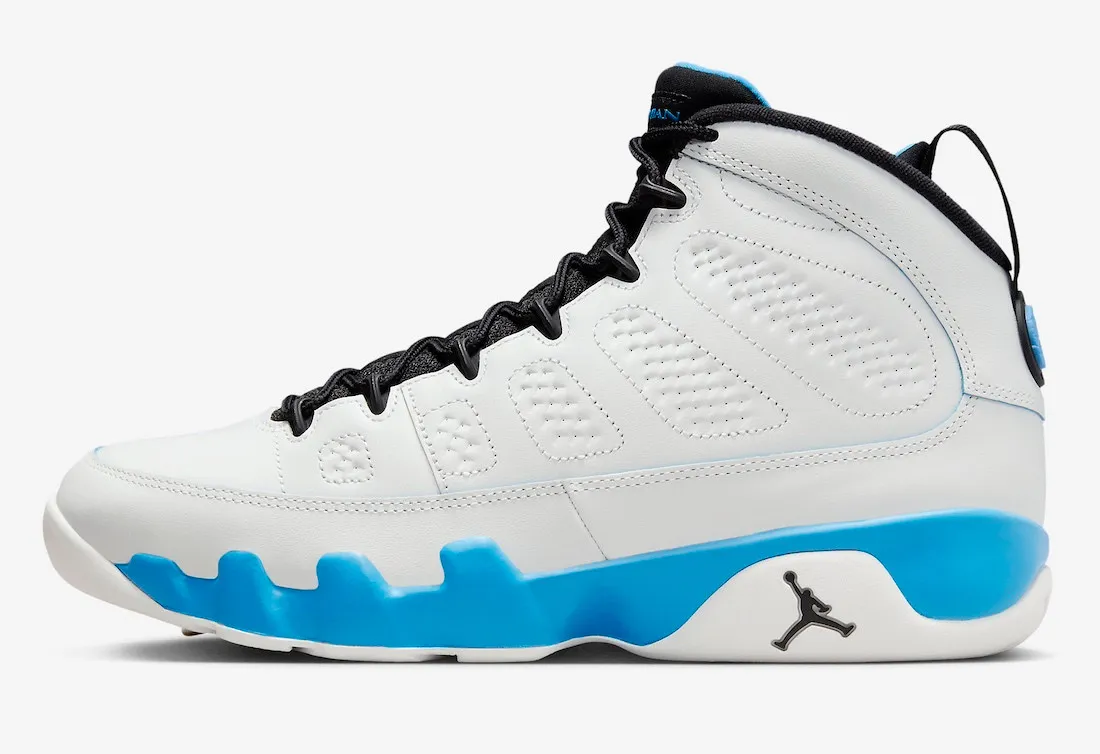 Air Jordan 9 Retro Powder Blue Summit White Black FQ8992-101