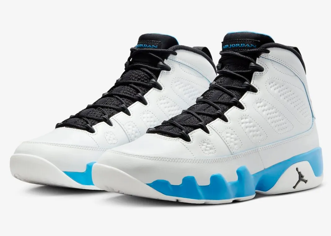 Air Jordan 9 Retro Powder Blue Summit White Black FQ8992-101