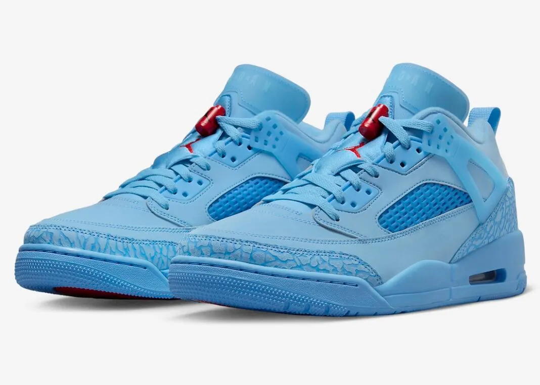 Air Jordan Spizike Low Houston Oilers Football Blue University Red FQ1759-400