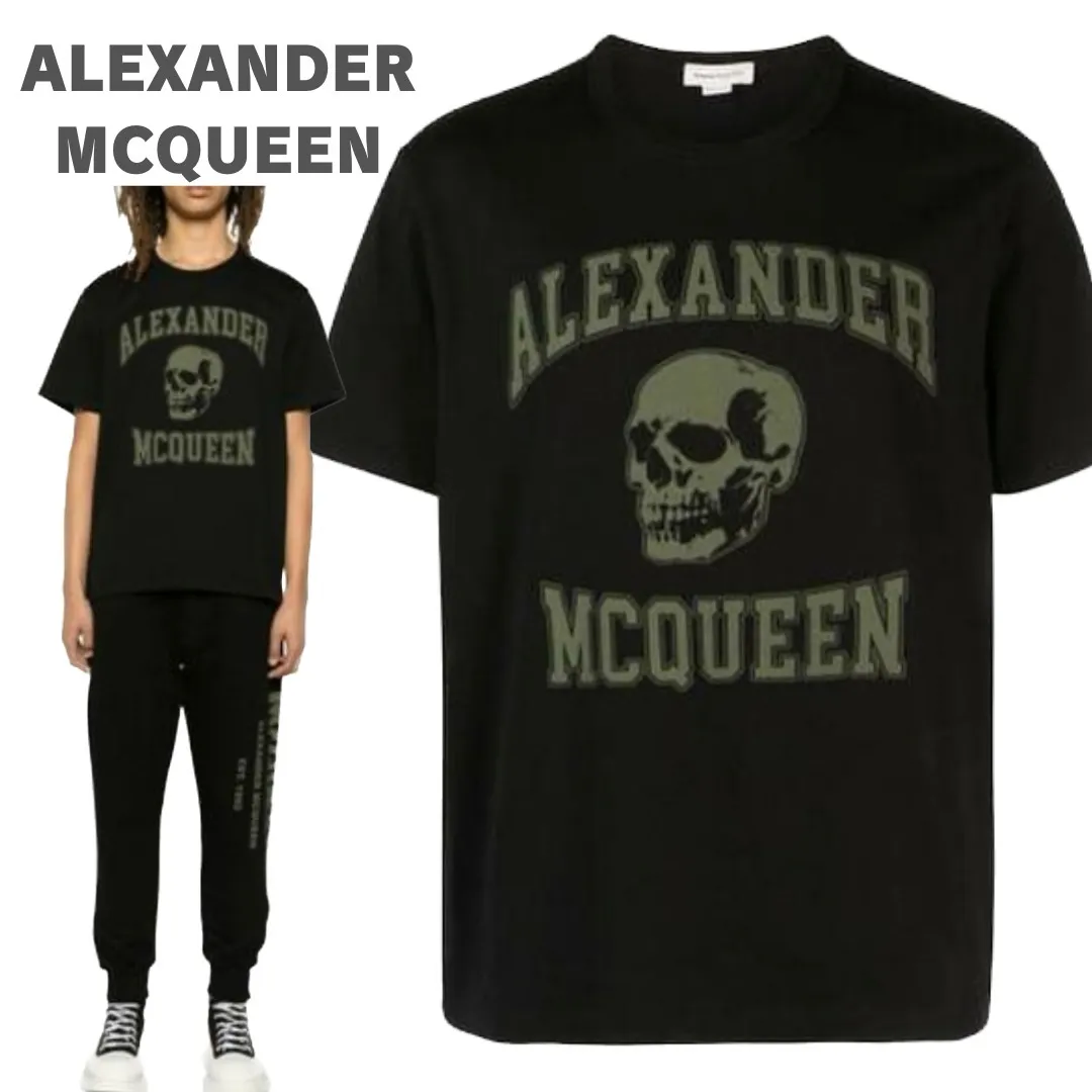 Alexander McQueen | Cotton Short Sleeve Logo T-Shirts - Unisex