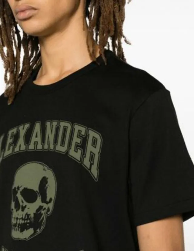 Alexander McQueen | Cotton Short Sleeve Logo T-Shirts - Unisex