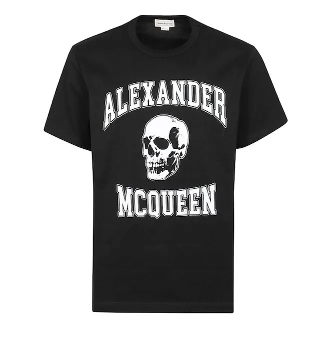 Alexander McQueen | Cotton Short Sleeve Logo T-Shirts - Unisex