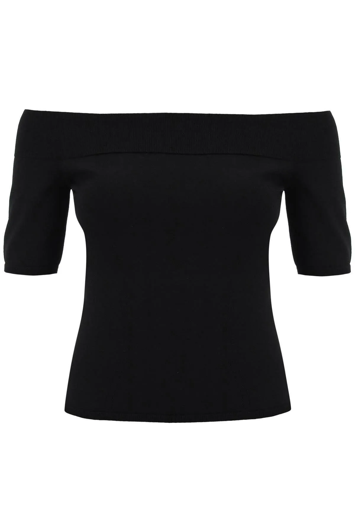 Alexander McQueen | Elegant Style V-neck & Crew Neck Short Sleeves