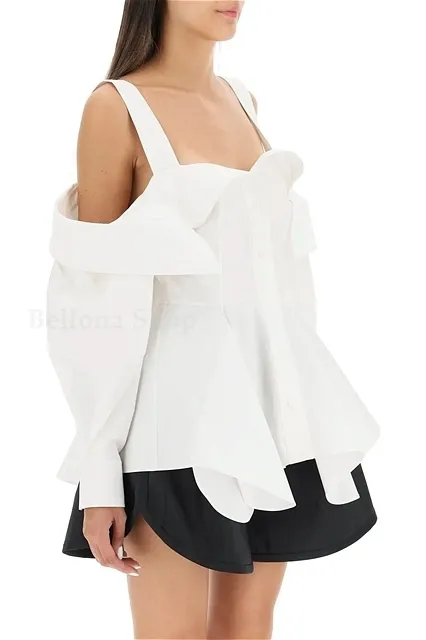 Alexander McQueen | Sleeveless Plain Cotton Party Style - Casual Fashion