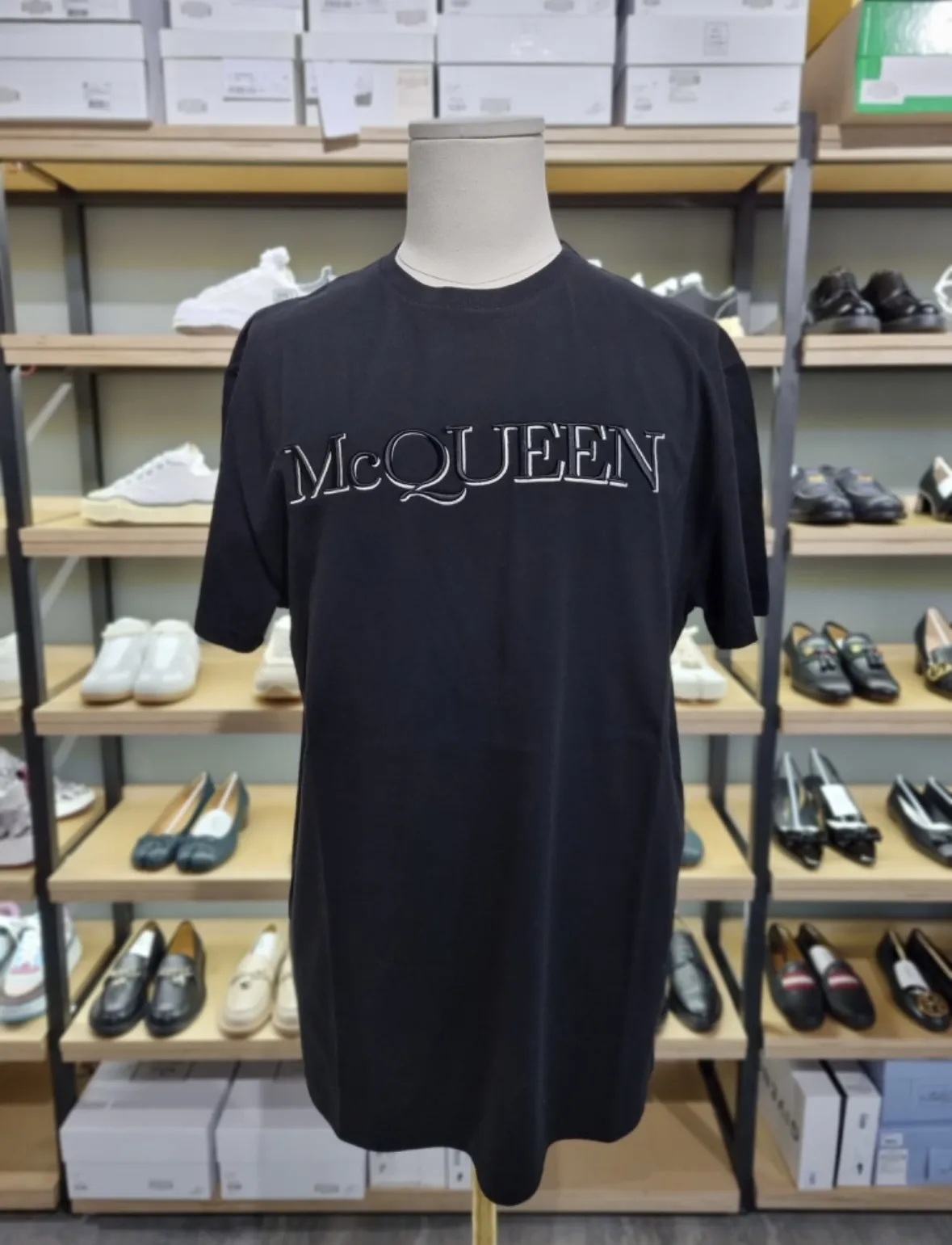 Alexander McQueen | Street Style Cotton Short Sleeves Logo T-Shirts