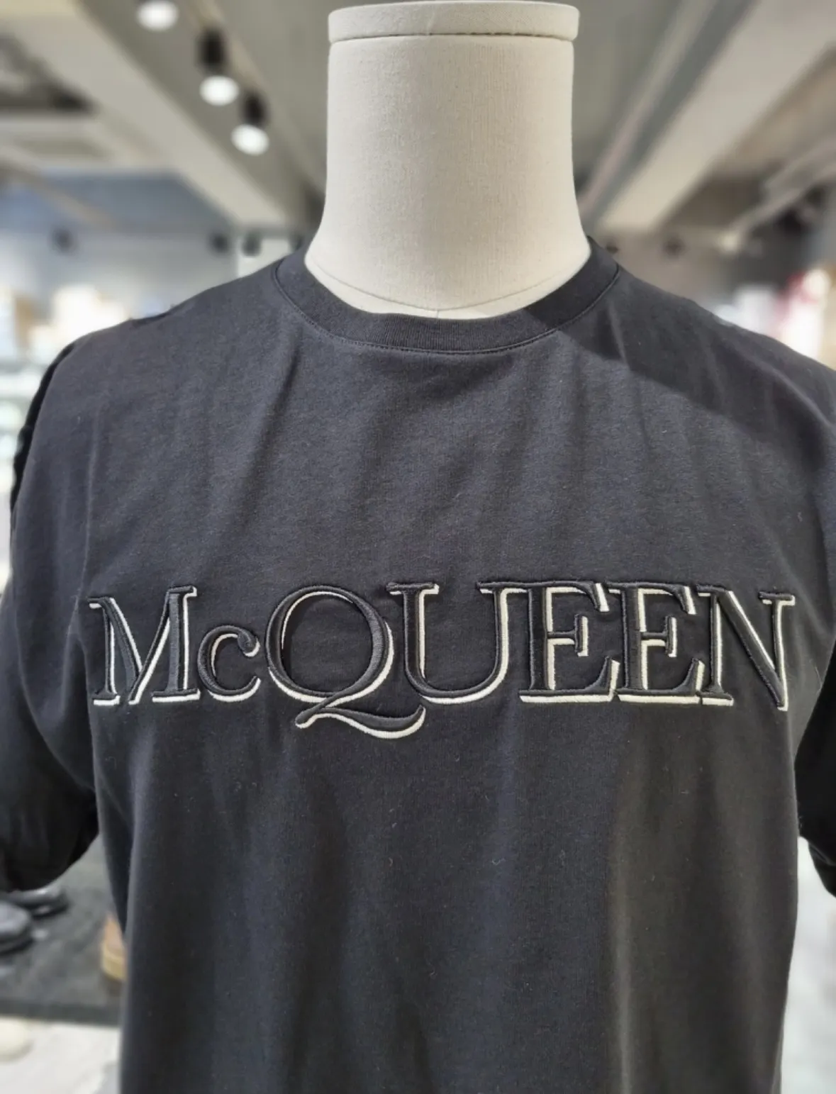 Alexander McQueen | Street Style Cotton Short Sleeves Logo T-Shirts