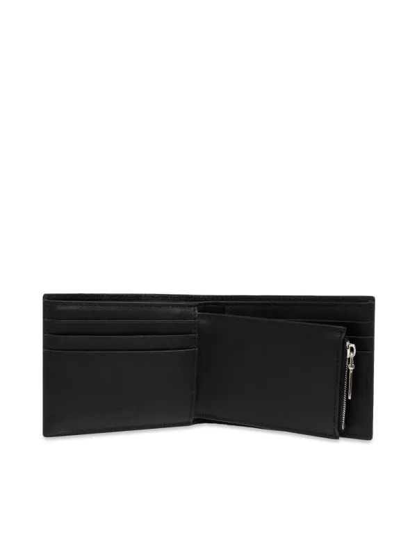 Alexander Mcqueen Calf Leather Wallet With Logo