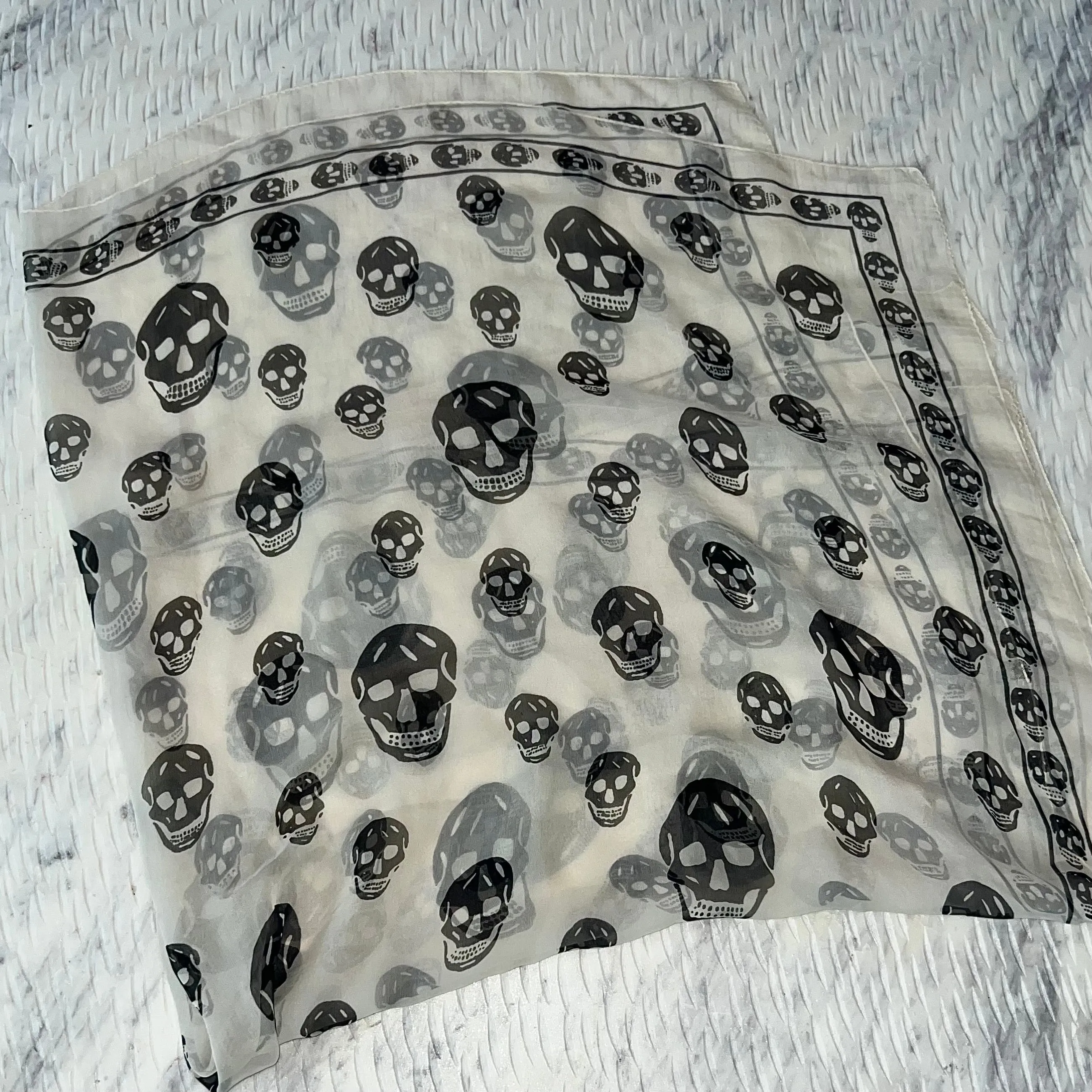 Alexander McQueen Chiffon Scarf - Buy Now!